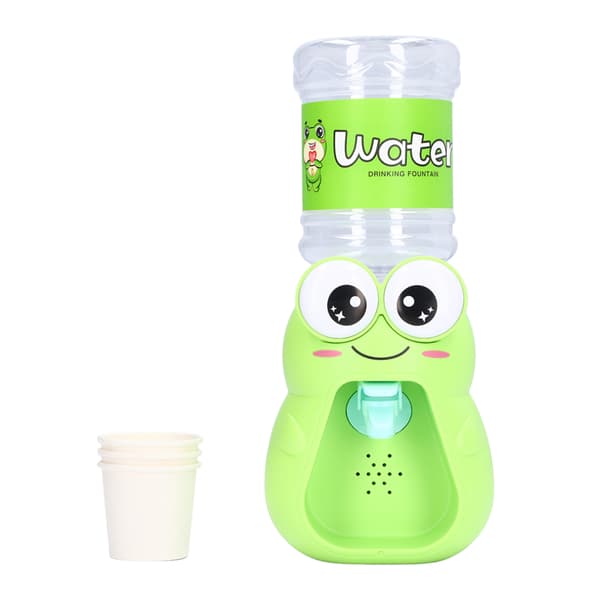 Mini Söt Tecknad Djurformad Vattendispenser Leksak Dricksfontän Låtsaslek för Barn
