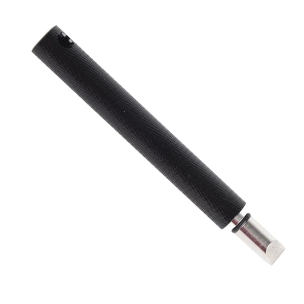 Golf Groove Sharpener i rustfrit stål, 11 cm længde, sort