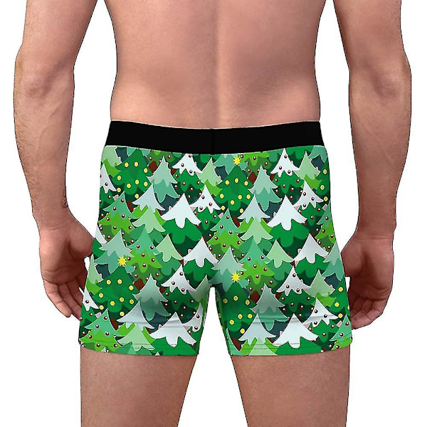Jouluiset Bokserit Shortsit Alushousut Miesten Joustavat Alushousut E 2XL