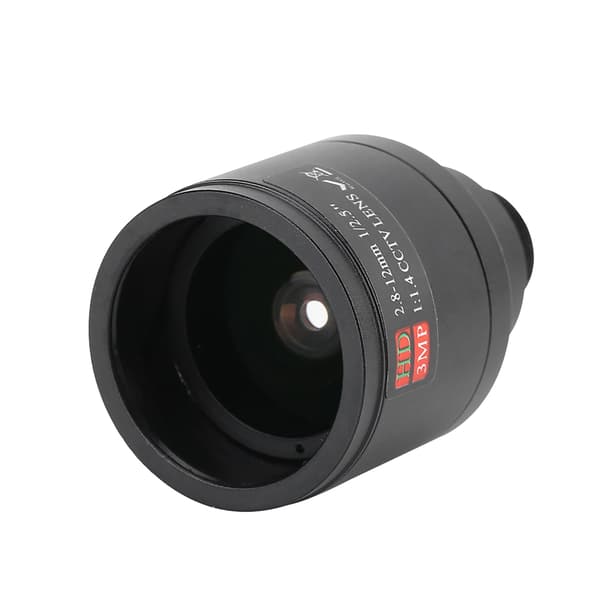 3MP Manuell Zoom M12-feste Sikkerhetskamera Linsebrett