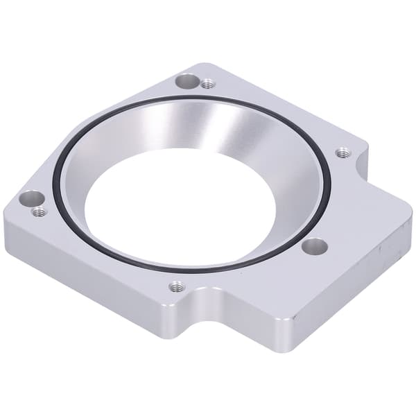 3.6in Insugningsrör Spjällhus Adapter Spacer för GM GEN III LS1 LS2 LS6 LSX LS4 Silver