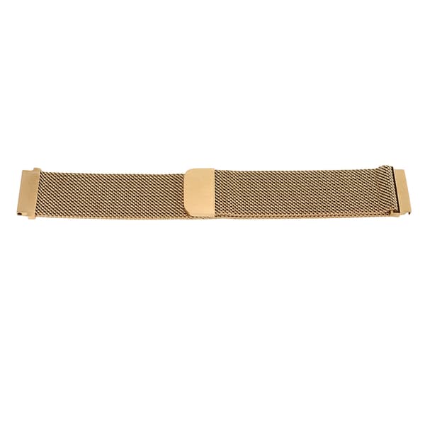 Magnetisk rustfrit stål Quick Release Hudvenlig Åndbar Urrem til Huawei GT2 Guld