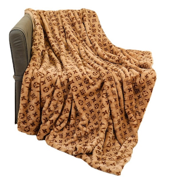 Krystal fleece lur tæppe dobbelt sofa tæppe kontor håndklæde quilt Air condition tæppe (80*120CM