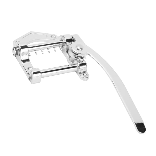 ES335 Elgitarr Vibrato Stall Tremolo Enhet Metall Tailpiece Stor Gungstång Silver
