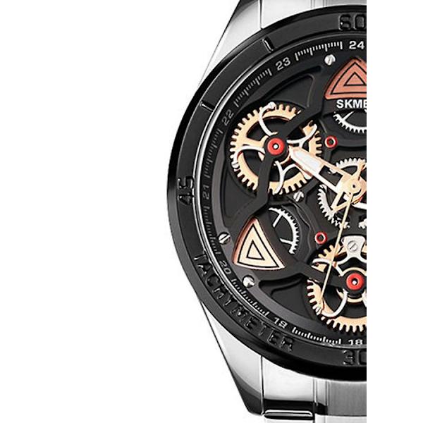 Herrmodeklocka Toppmärke Luxury Quartz Waterproof Watch 1678