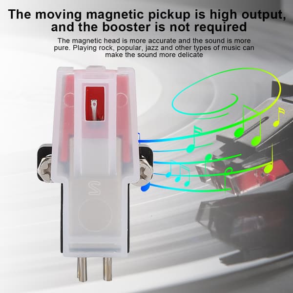 Dual Moving Magnet Stereo Levysoitin neulalla