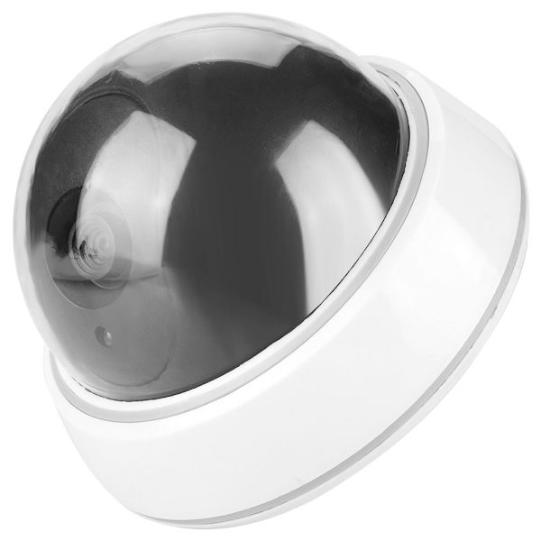 Dummy Dome Säkerhetskamera Blinkande LED-ljus Alarm Simulering