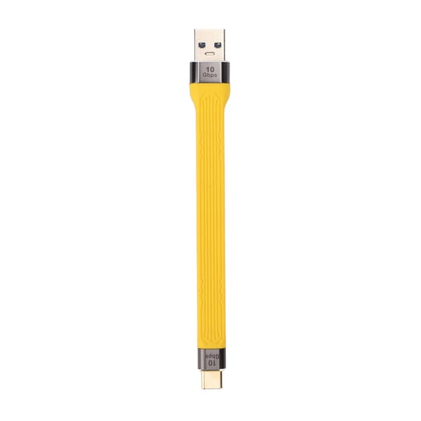 USB A til USB C-kabel 5A 100W PD Hurtiglading 10 Gbps Dataoverføring Bærbar Fleksibel FPC Kort Kabel