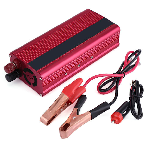 2000W 12V DC til 110V AC Bilstrømomformer med USB-laderadapter