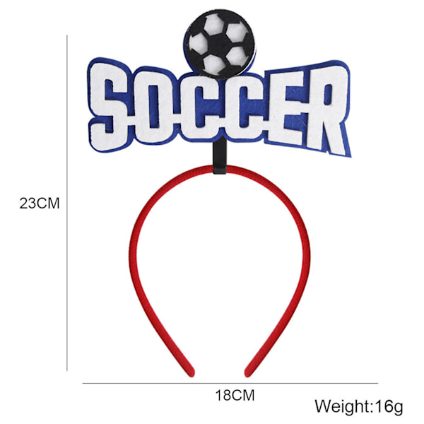 Sports Hair Hoop World Cup Pannband Cosplay Kostym Hårband J