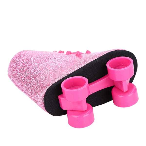 Pink rulleskøjtesko til 18-tommer modedukker