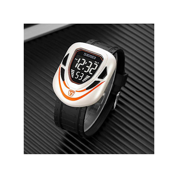 Herrmode utomhussport multifunktionslarm 5 bar vattentät digital watch 1833