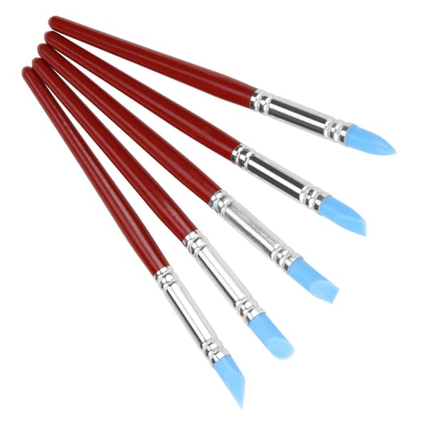 Gummispidser Ler Skulptur Carving Tool Set (5 stk)