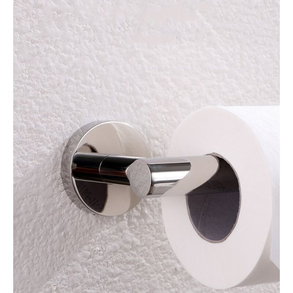 Pappershandduksställ Väggmonterad toalettpappershållare SUS 304 rostfritt stål (svart)