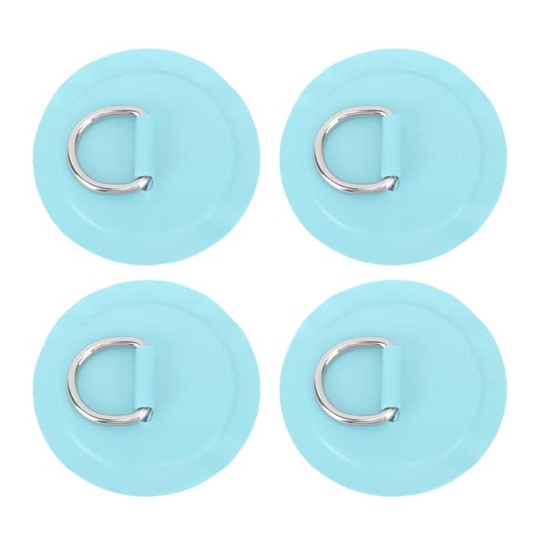PVC D-ring Patch för uppblåsbar SUP-bräda Stand Up Paddleboard 4 stycken Mintgrön