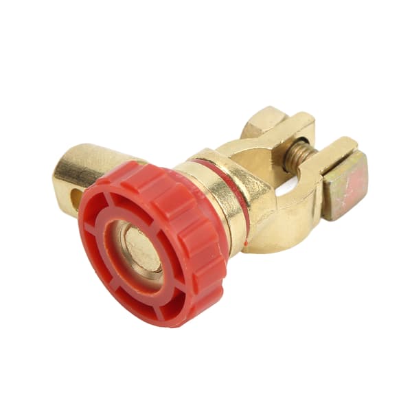 Messing Bilbatteri Terminal 100A 1,5-1,7cm Rustfri Afbryder Universal til Både RV ATV