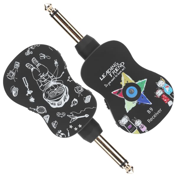 Trådlöst gitarrsystem sändarmottagare elektronisk pickup med reverb diskant basjustering