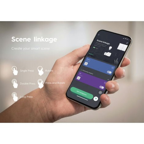 Zigbee Tuya-smartknap-knap-scene-omskifter