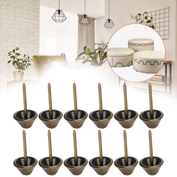 100 stk. møbelstifter, sofaspiker, stifter, assortert sett, DIY-prosjekter