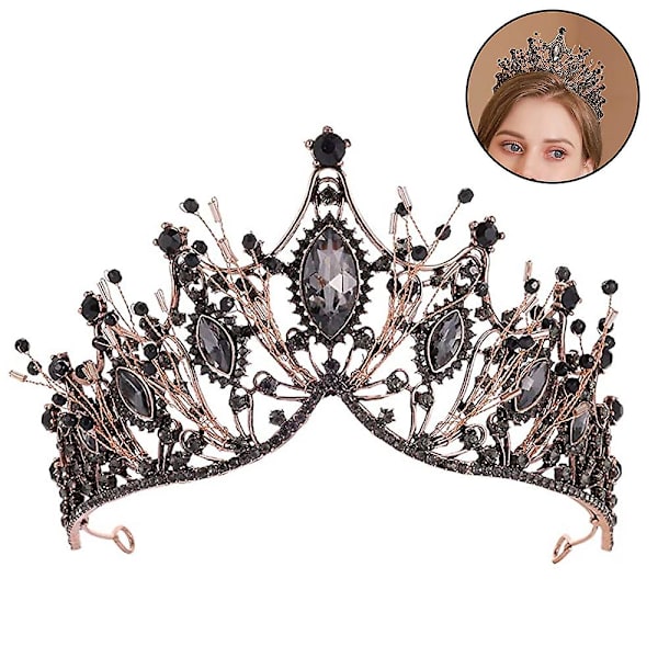 Queen's Crown Gothic Bride Håndlavet krystal