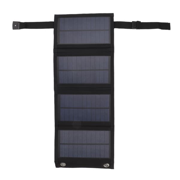 20W 5V Sammenleggbart solcellepanel Bærbar utendørslader for camping Mobil strømbatteri