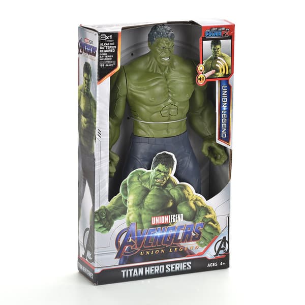 Ny 30CM Avengers Lyd- og Lysfigur, Bevægelig Hulk Model Legetøj