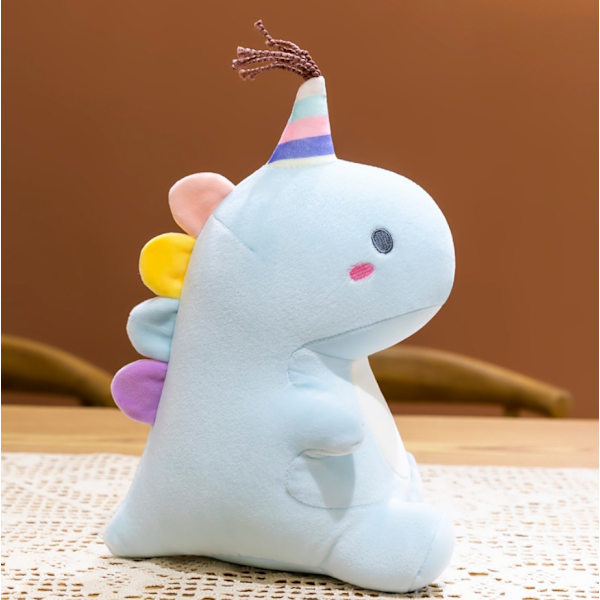Candy Dinosaur Doll Plyschleksak Födelsedagspresentdocka blue 30cm