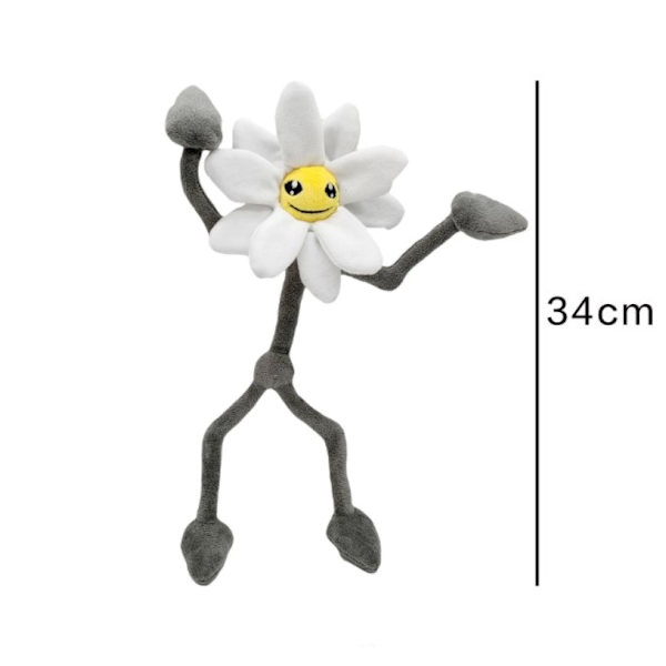 bobby ympäröivä aurinkokukka toukka pehmolelu white sunflower