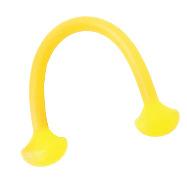 Silikon Pull Rope med ett ord, elastisk, justerbar, 10 lbs strekkfasthet, brystekspander, strekkstropp, gul