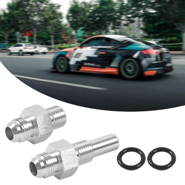 En lang en kort 1stk 4l80e gearkasseadapter fitting 6an flare 6 an 4l80e adapter til biler