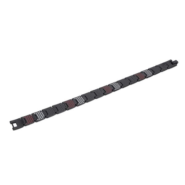 Titanium Stål Magnetisk Terapi Armbånd Sort Guld Unisex Mode Smykker Gave