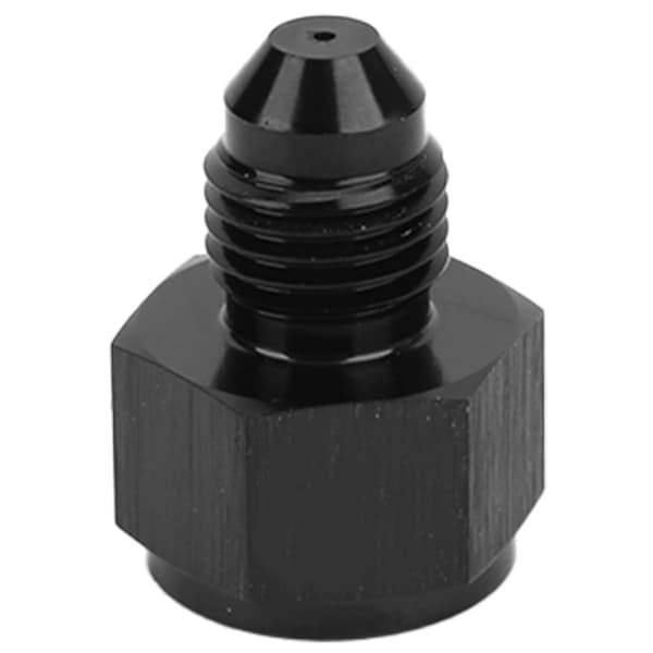 Universal olierestriktionsfitting 4AN hun han mildt kulstofstål turboadapter sort