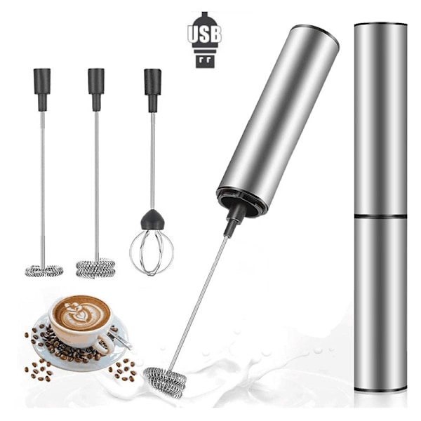 Håndholdt elektrisk eggepisker multifunksjonell kaffeblander kremmelk-skummer melkete-blender