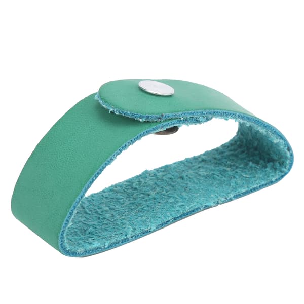 Grøn mikrofiber læder elektrisk basguitar remknap halskrog