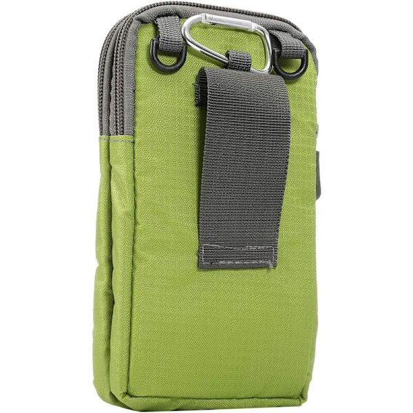 Messenger bag egnet for Apple 6.5 Samsung skulderveske oppbevaringsveske (universell grønn 6,5 tommer),