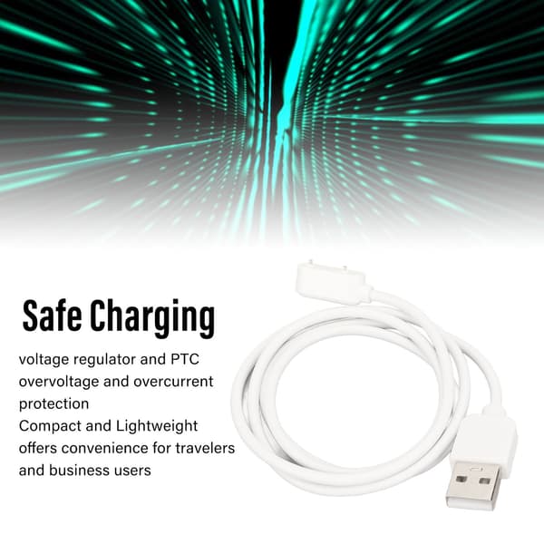 Huawei Band 6 7 Bærbart USB-ladekabel Hvid