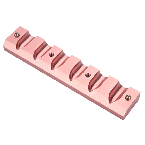 DIY læbestiftform aluminiumslegering rosaguld læbepomadefremstiller værktøj 6 huller dobbelt anvendelse