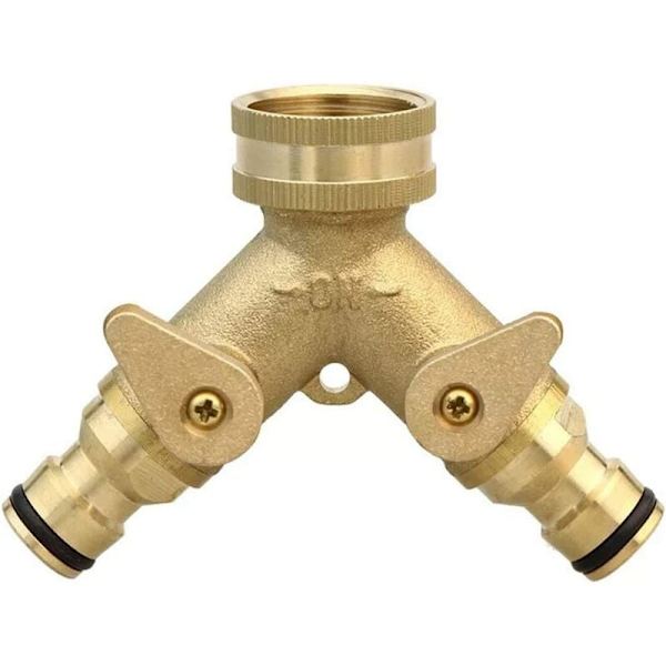Y-låsesystem med 3/4" bar messing