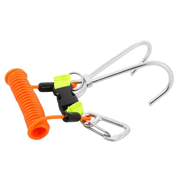 KEEP DIVING Rostfritt Stål Revkrok Dykningssäkerhetstillbehör Orange