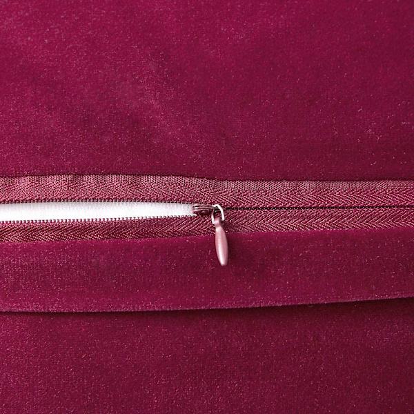 Paket med 2 Sammets-kuddfodral Pompom Dekorativa örngott Solida mjuka kuddfodral Med Poms Fyrkantig För Soffa Soffa Sovrum Bil 18x18tum Da 26 x26 Wine Red