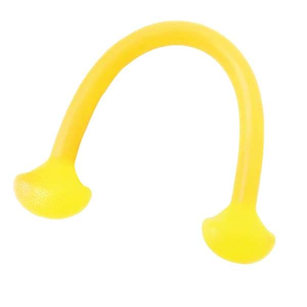 Silikon Pull Rope med ett ord, elastisk, justerbar, 10 lbs strekkfasthet, brystekspander, strekkstropp, gul
