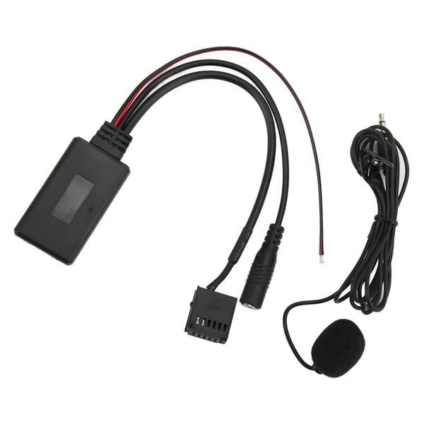 Bluetooth Aux Audio Kabel Adapter Mikrofon Håndfri Erstatning til Ford Mondeo Focus 6000CD