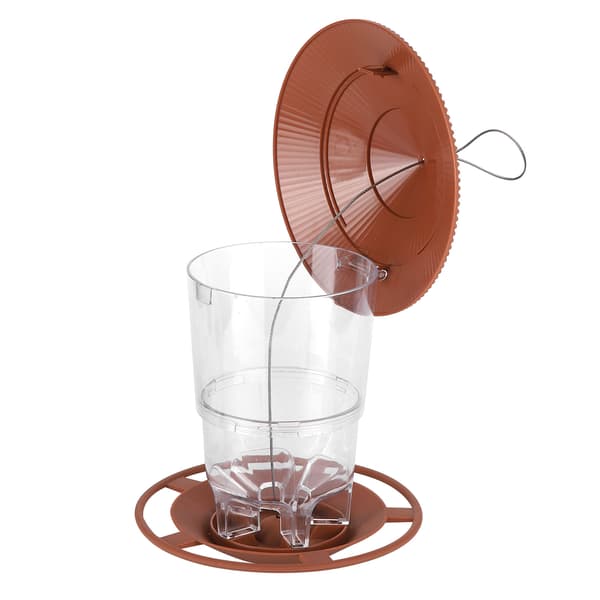 Foldbar Hængende Vildfuglefoder med Reb til Have Terrasse Baghave