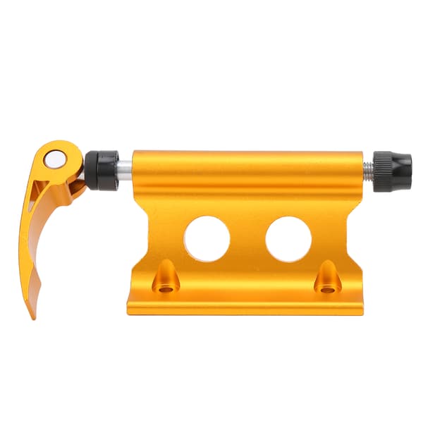 Cykel Gaffelmontering Quick Release Forgaffel Fast Clip Bagageholder Stativ Gul