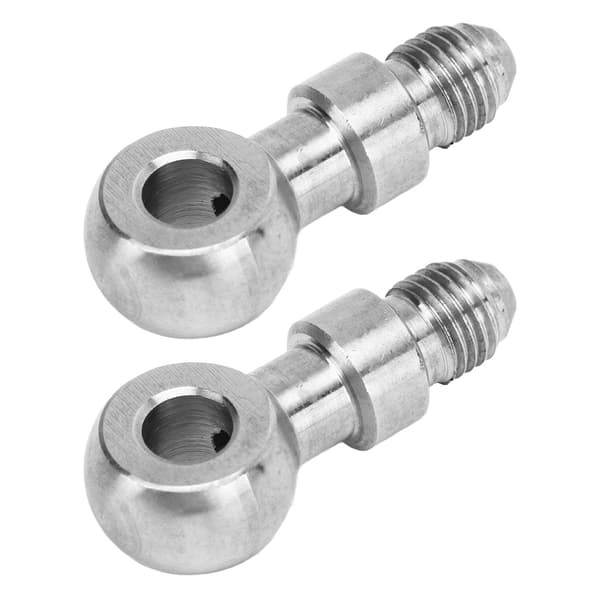 Rustfrit stål lige bremse Banjo Adapter Fitting 1 par Øje Banjo Adapter