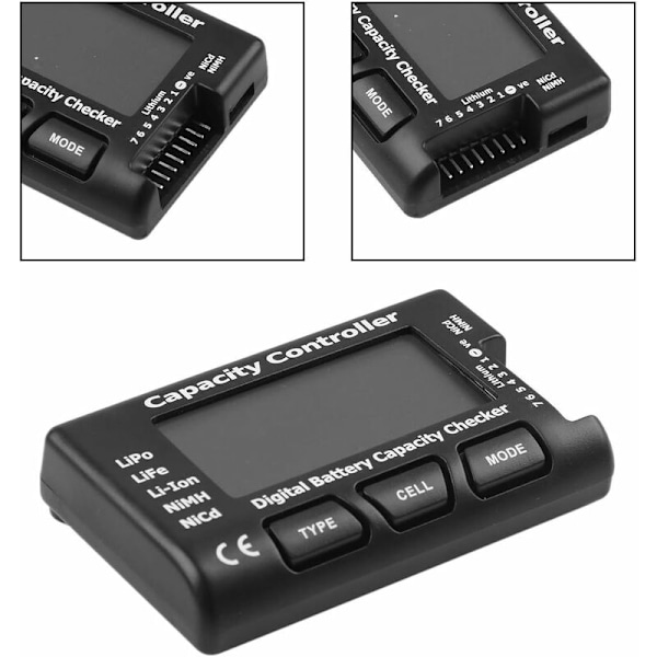 Digital batterikapacitetstestare, spänningstestare för batterikapacitetskontroll,