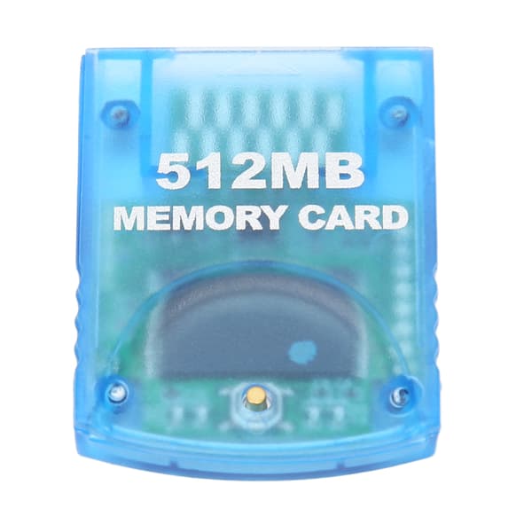 Gamecube minneskort 512MB 8192 block Plug and Play Höghastighetskompatibelt med Wii-konsol