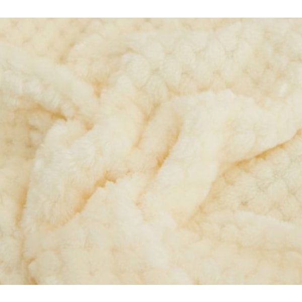 Smedetæppe, fleecetæppe, fuzzy tæppe, plystæppe, sengetæppe (150*200 cm)