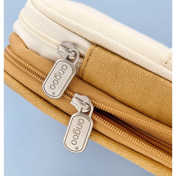 Stor kapacitet Case för brevpapper (Ljus Khaki-beige)