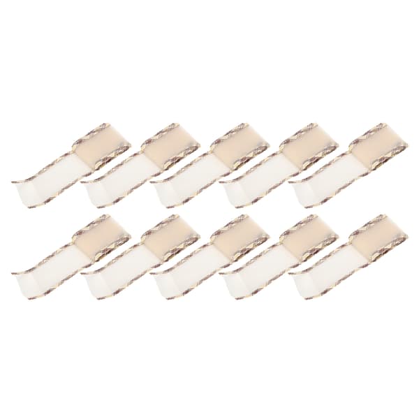 10 Yards 2.6in Brun Kantbånd Polyester Tyll for Klær Tilbehør DIY Hodeplagg Hår